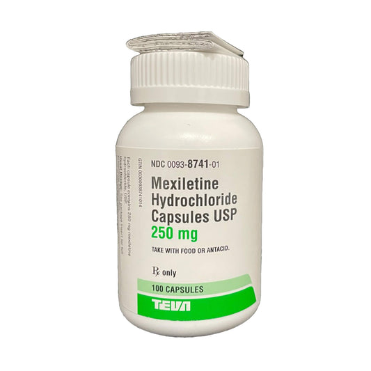 Rx Mexiletine 250mg x 100 Capsules