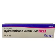 Rx Hydrocortisone cream 2.5% x 1oz tube