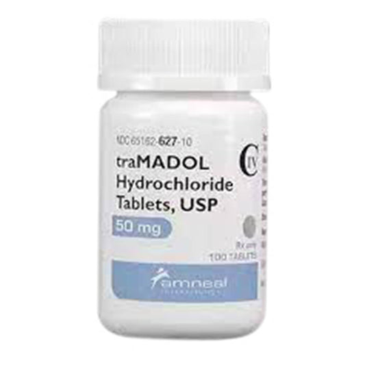 Tramadol HCL 50 mg, 100 comprimidos (Rx)