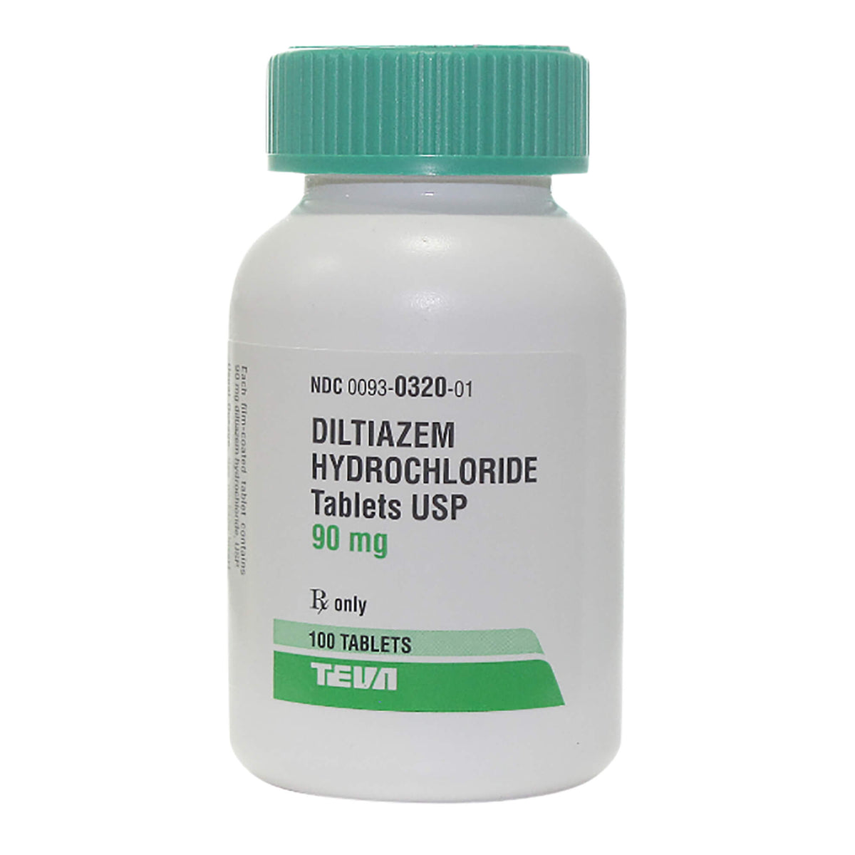 Rx Diltiazem 90mg, 100 Tablets