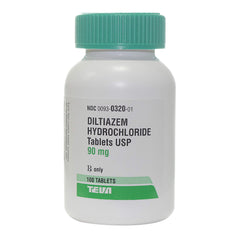 Rx Diltiazem 90mg, 100 Tablets