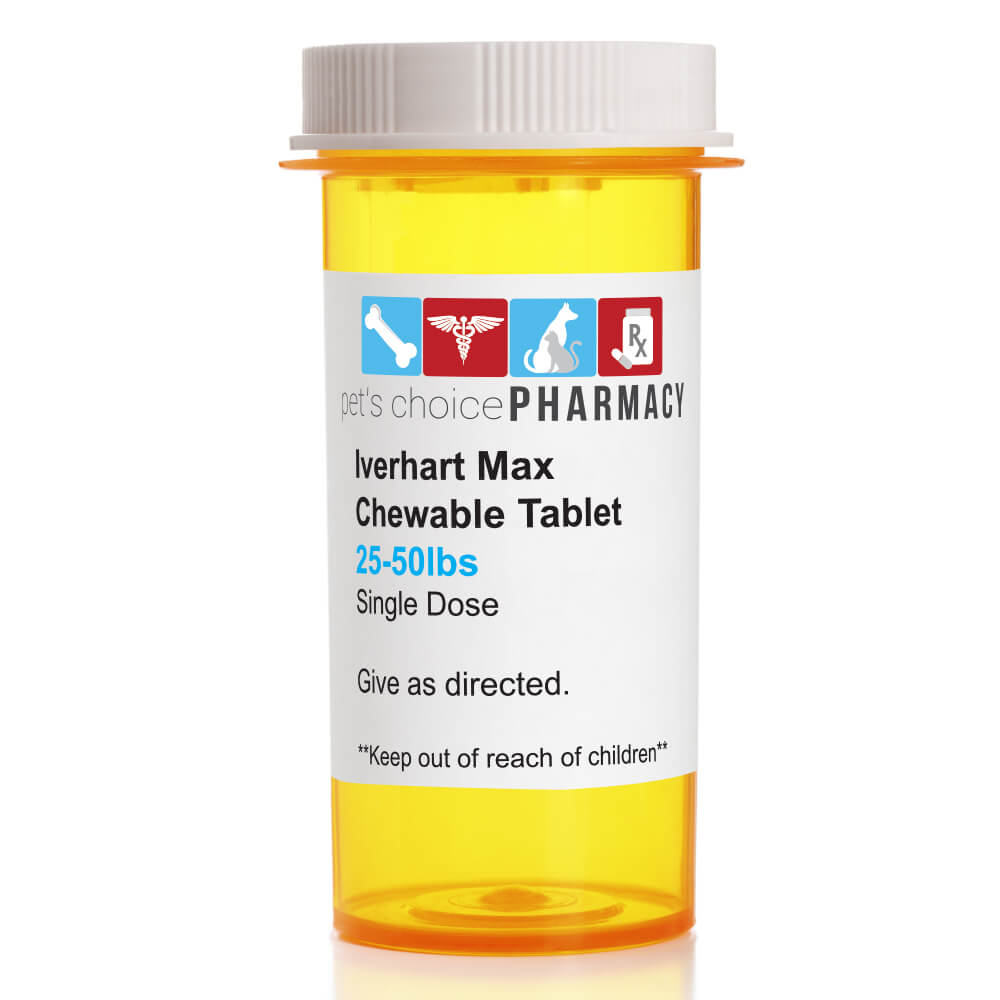 Rx Iverhart Max Med 25-50lb Single