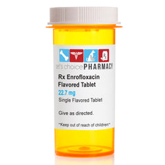 Rx Enrofloxacin Flavored Tablets 22.7mg, Single Tablet