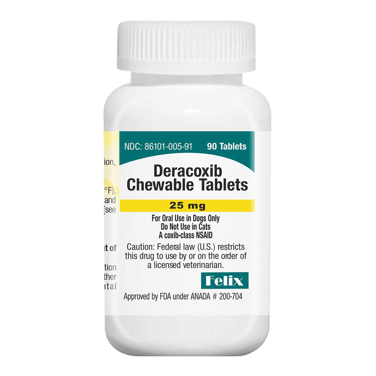 Rx Deracoxib Chewable Tablets 25mg, 90ct