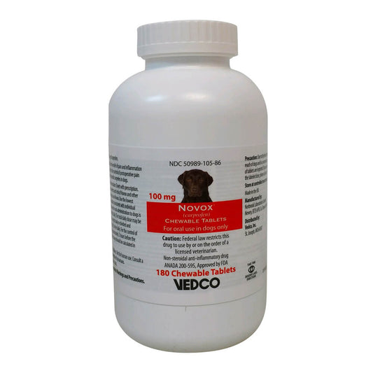 Novox con receta, 100 mg x 180 comprimidos masticables