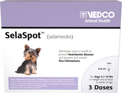 Rx SelaSpot Dog, 3 pk, 5.1- 10 pounds