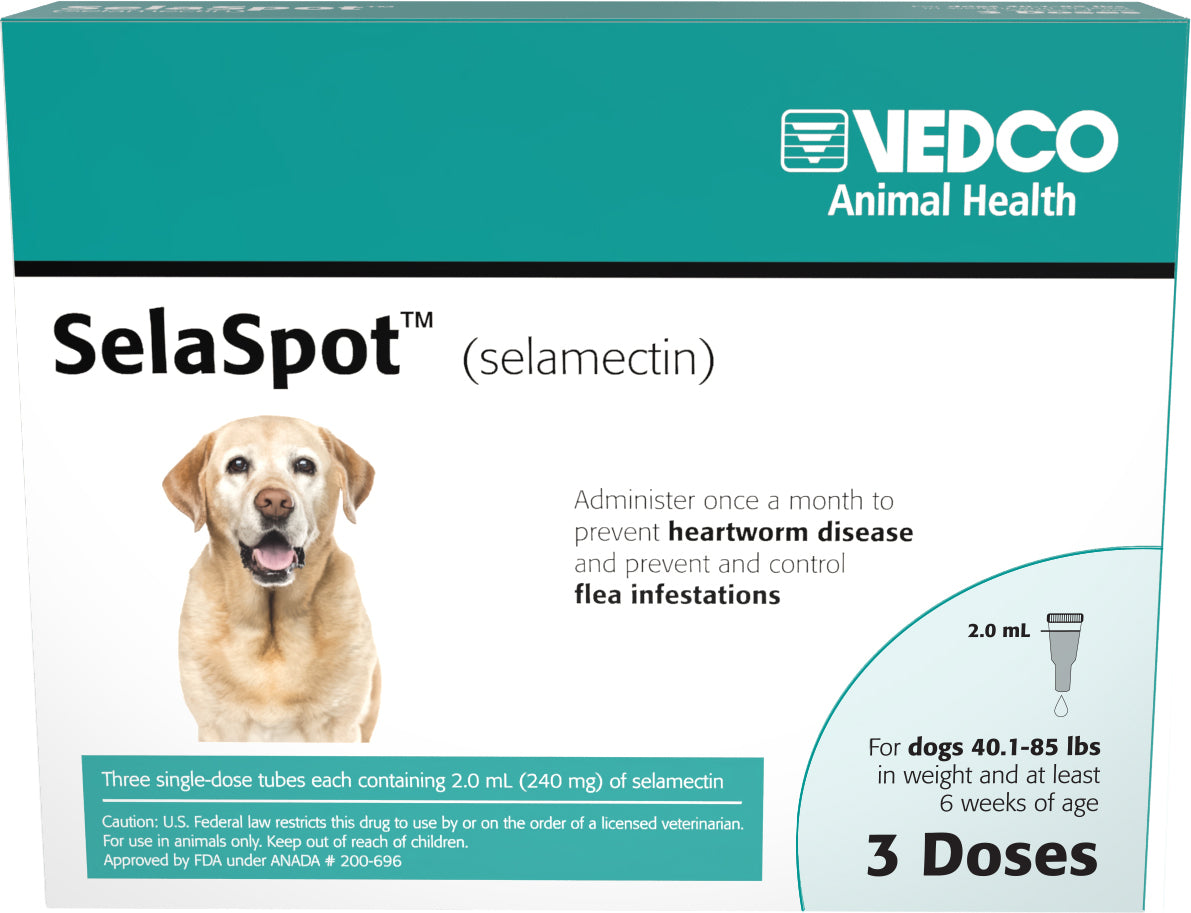 Rx SelaSpot Dog, 3 pk, 40.1- 85 pounds