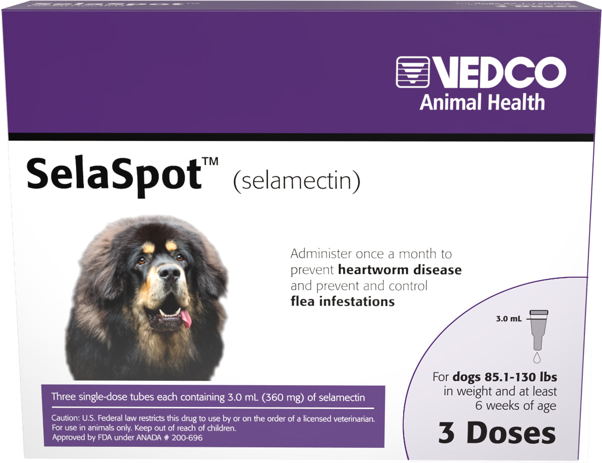Rx SelaSpot Dog, 3 pk, 85.1 - 130 pounds