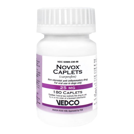 Rx Novox 25 mg x  180 caplets