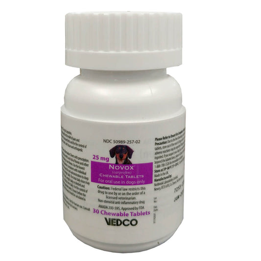 Rx Novox 25mg x 30 أقراص قابلة للمضغ