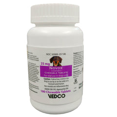 Rx Novox 25mg x 180 chewable tablets