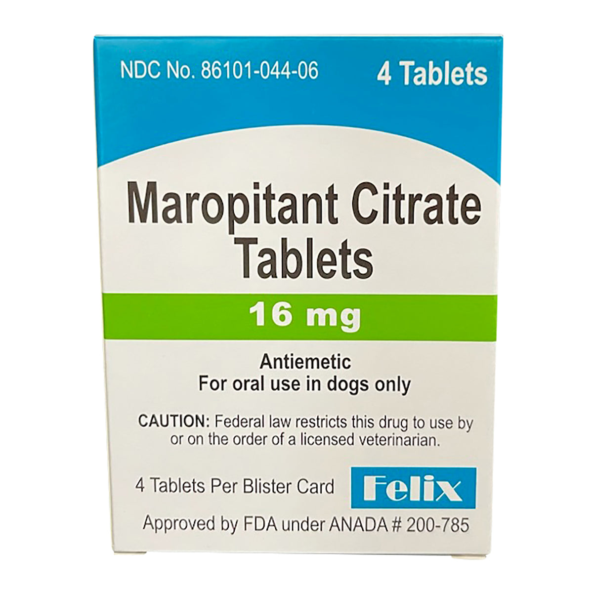 Rx Maropitant Citrate Tablets 16mg, 4ct