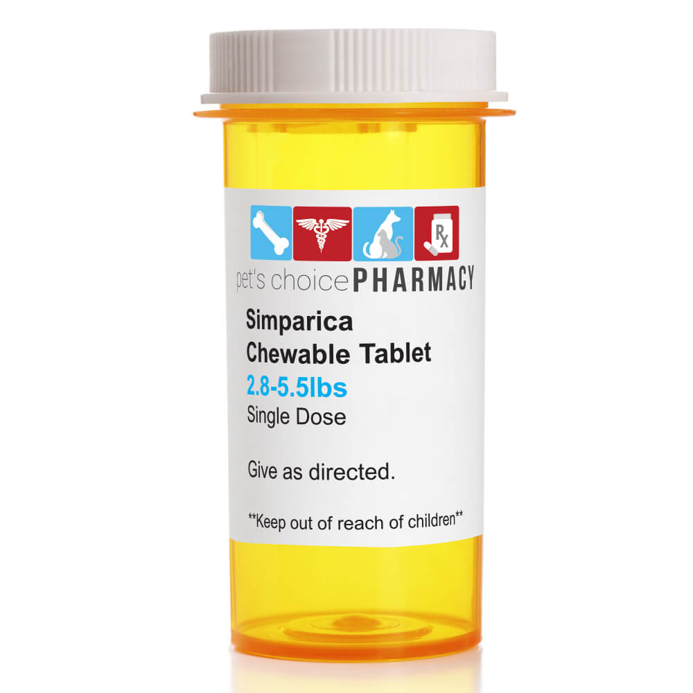 وصفة طبية Simparica 2.8-5.5 رطل × قرص واحد