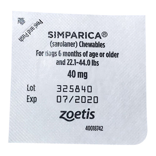 Rx Simparica 22.1-44 lbs x 1 tablet