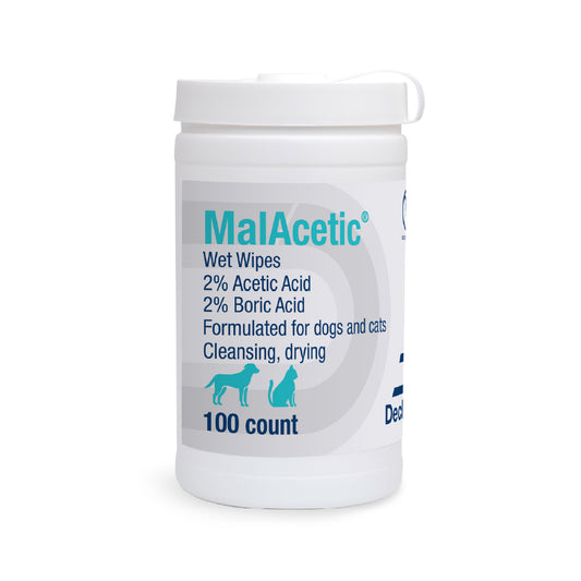 MalAcetic Wet Wipes for Dogs and Cats  100 Count