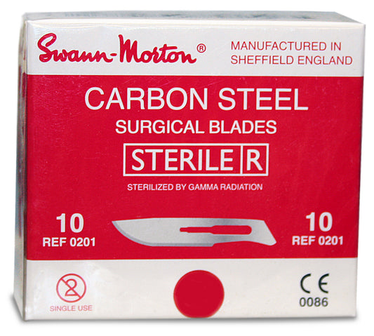 Swann Morton Scalpel Blades  #10  100 ct