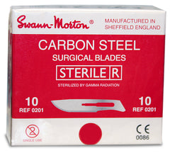 Swann Morton Scalpel Blades  #10  100 ct