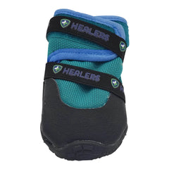 Healers Urban Walker Dog Boots, Pair, Teal, Small