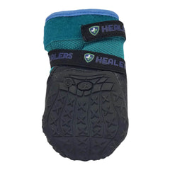 Healers Urban Walker Dog Boots, Pair, Teal, XSmall