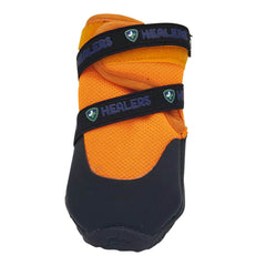 Healers Urban Walker Dog Boots, Pair, Orange, Medium