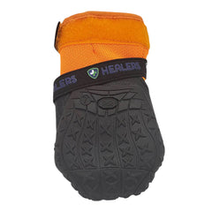 Healers Urban Walker Dog Boots, Pair, Orange, Medium