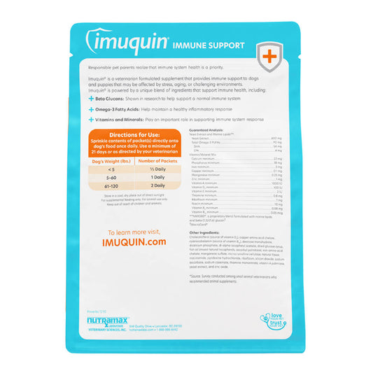 Imuquin Immune Health for Dogs, 30 Packets