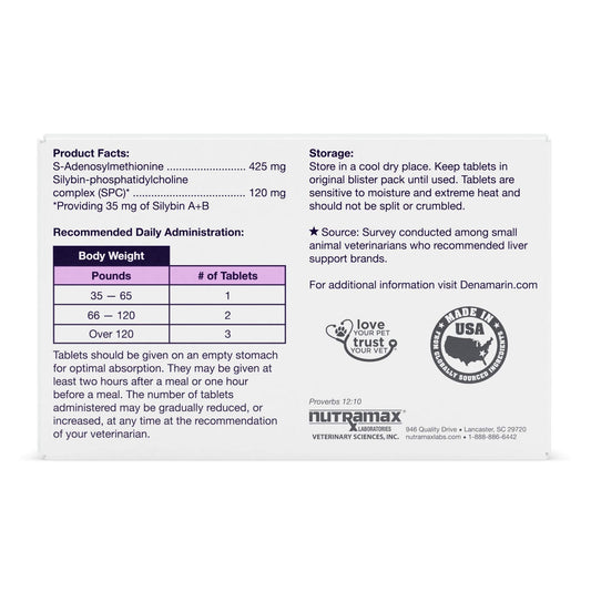 Denamarin for Large Dogs, 30 Tablets