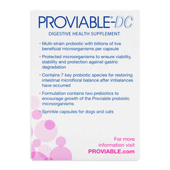 Proviable-DC para perros y gatos, 30 cápsulas