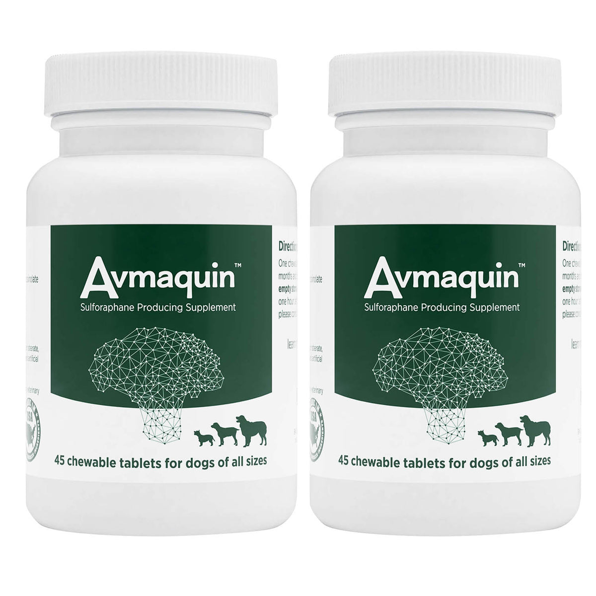 Avmaquin for Dogs, 45 Tablets, 2pk
