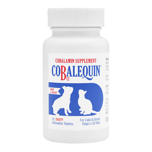 Cobalequin Chew Tab 45 ct for Cats/Small Dogs (< 22 lbs.)