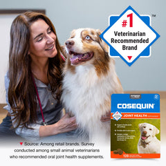Cosequin Soft Chews with MSM plus Omega-3s for Dogs  120 ct