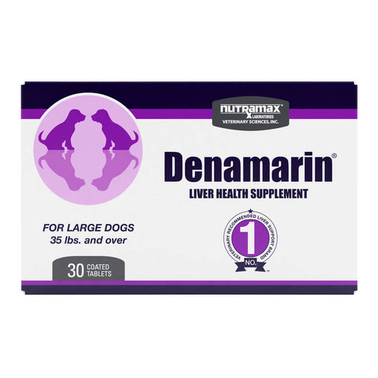 Denamarin para perros grandes de 35 libras o más, 425 mg, 30 tabletas estabilizadas