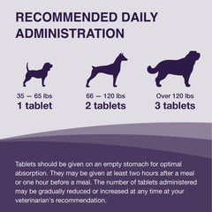 Denamarin para perros grandes de 35 libras o más, 425 mg, 30 tabletas estabilizadas