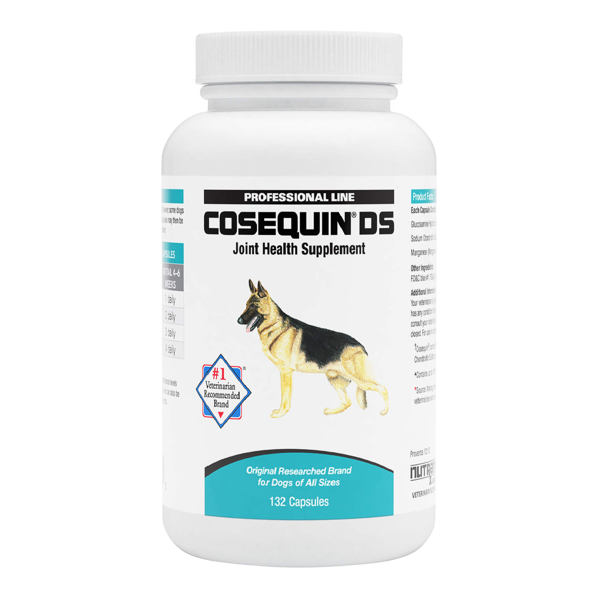Cosequin DS for Dogs  132 Sprinkle Capsules  (Professional Line )