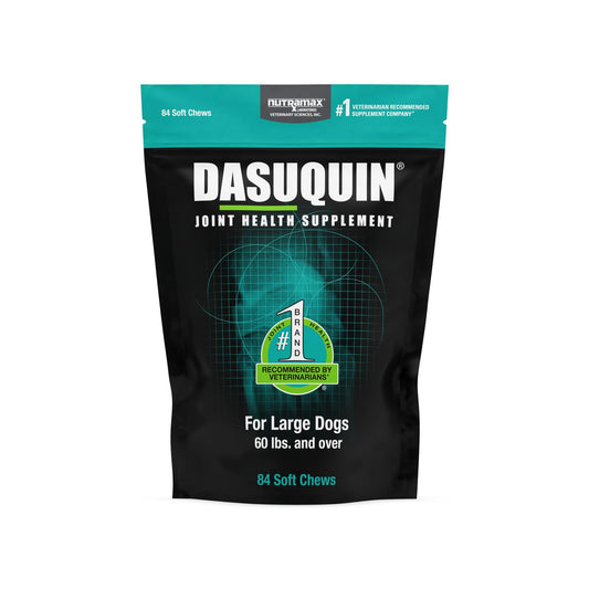 Nutramax Dasuquin para perros grandes de 27 kg o más, suplemento para la salud articular, masticables blandos, 84 unidades