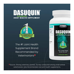 Nutramax Dasuquin for Large Dogs 60lbs and Over, Joint Health Supplement, Chewable Tablets, 84 Count