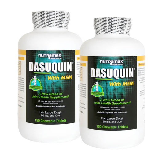 Dasuquin con MSM para perros grandes, 150 tabletas masticables (paquete de 2)