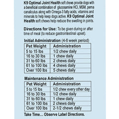 K9 Optimal Joint Health Soft Chew, 240 ct