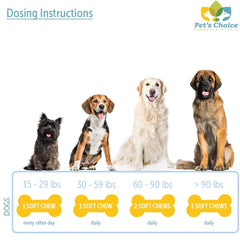 Skin & Coat Omega 3 Soft Chews, Large to Giant Dogs, 90 ct