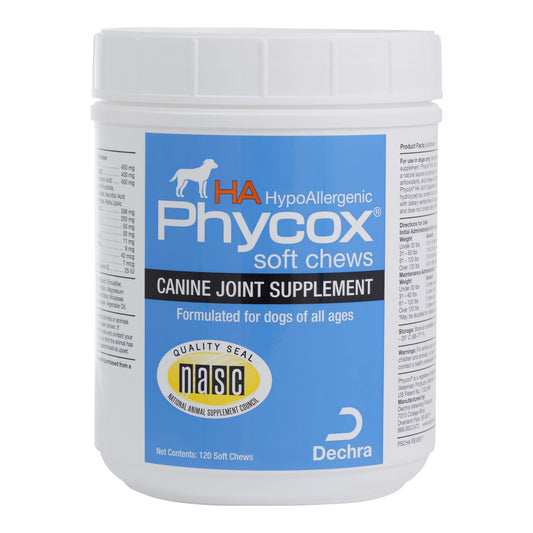 Phycox HA Hypoallergenic Dog Joint Supplement Soft Chews, 120 Ct