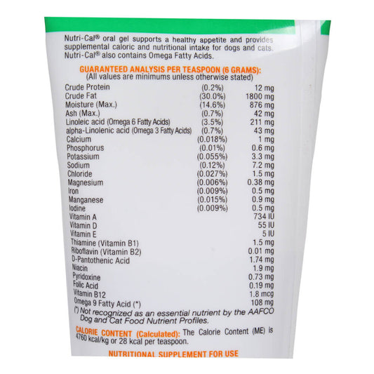 Nutri-Cal High-Calorie Nutritional Supplement for Dogs and Cats 4.25 oz