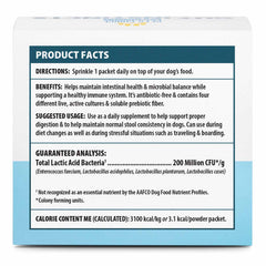 Pet's Choice Gut Instincts Probiotic Supplement Powder Packets for Dogs, 30 ct, Veterinary Formulated Dog Probiotics with Vitamins for Gut Health, Digestive Balance, Diarrhea Support, Chicken Flavor