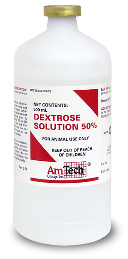 Dextrose 50% Injection  USP  500 mL