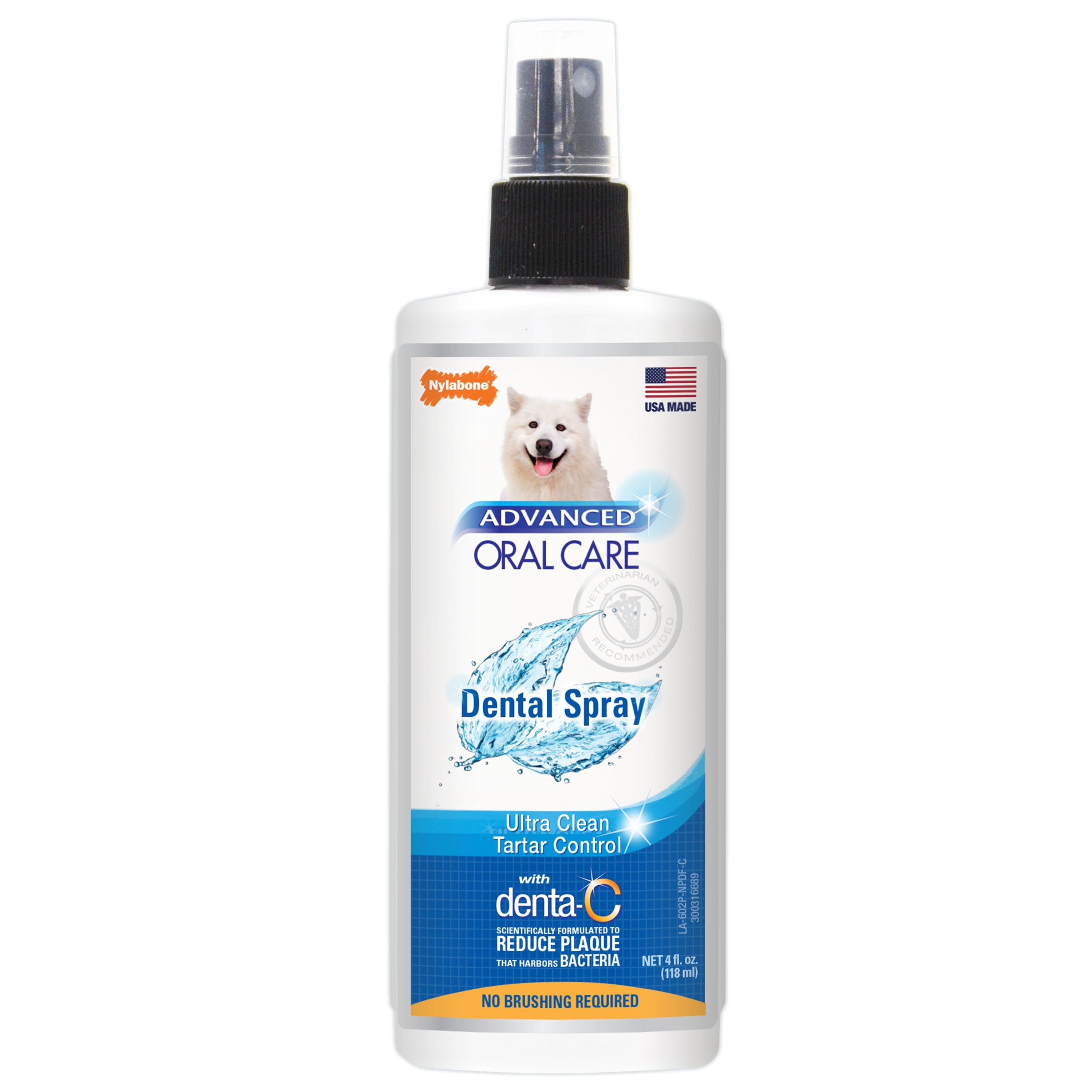 Nylabone Advanced Oral Care Dental Spray Fresh Breath 1ea/4 oz