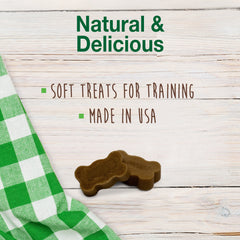 Nylabone Healthy Edibles Chewy Bites Soft Dog Treats Beef  Cheese, 6 oz 1 ct