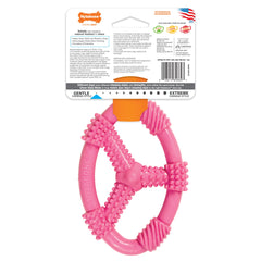 Nylabone Puppy Chew Spin Tug  Play Toy Peanut Butter, Pink, 1ea/Medium/Wolf  Up To 35 Lbs. 1 ct