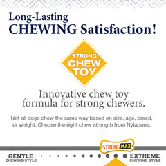 Nylabone Gourmet Style Strong Chew Wishbone Dog Chew Toy Chicken, 1ea/Large/Giant  Up To 50 Lbs. 1 ct
