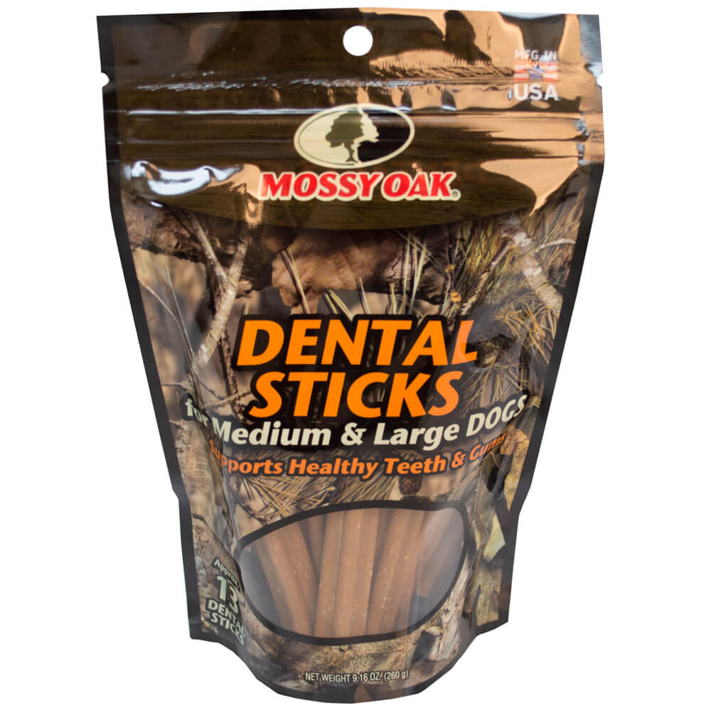 Mossy Oak Dental Sticks for Medium and Large Dogs  Approx 13 Dental Sticks