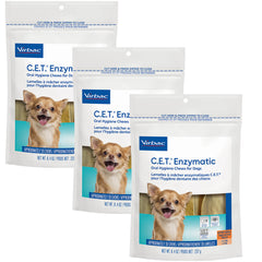 C.E.T. Enzymatic Oral Chews-Dogs <11 lbs 30Ct 3PK