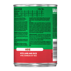 IAMS Proactive Health Paté Adult Wet Dog Food Pate w/Lamb & Rice 13.2oz. (Case of 12)